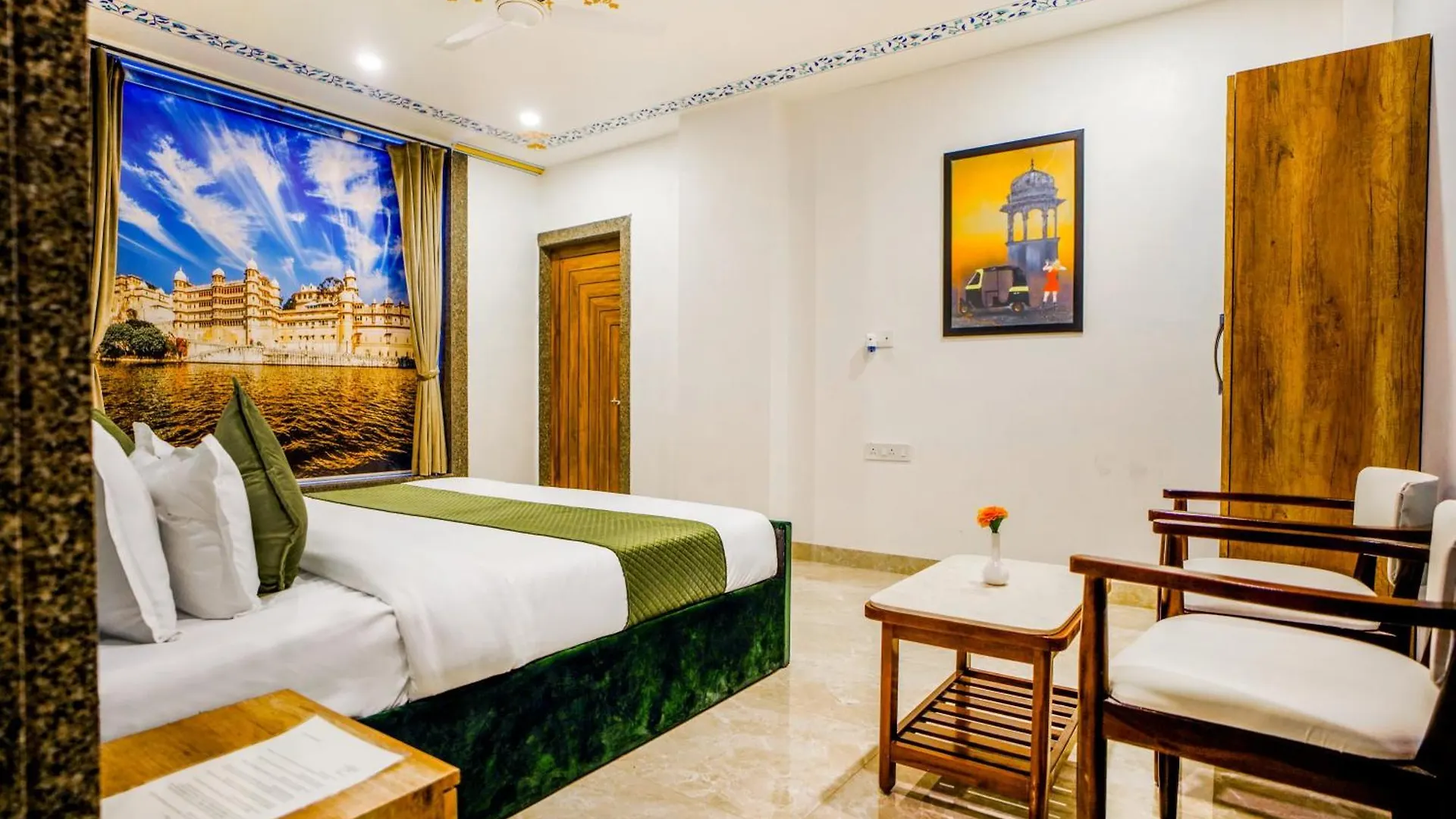 ****  Pax Hotel Grand Blue 3 Min Walk From Udaipur City Railway Station India